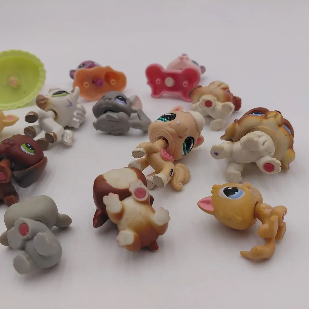 Littlest Pet Shop LPS Lot 20 Authentic Toys Y2K Figures Animals 2004 & Up